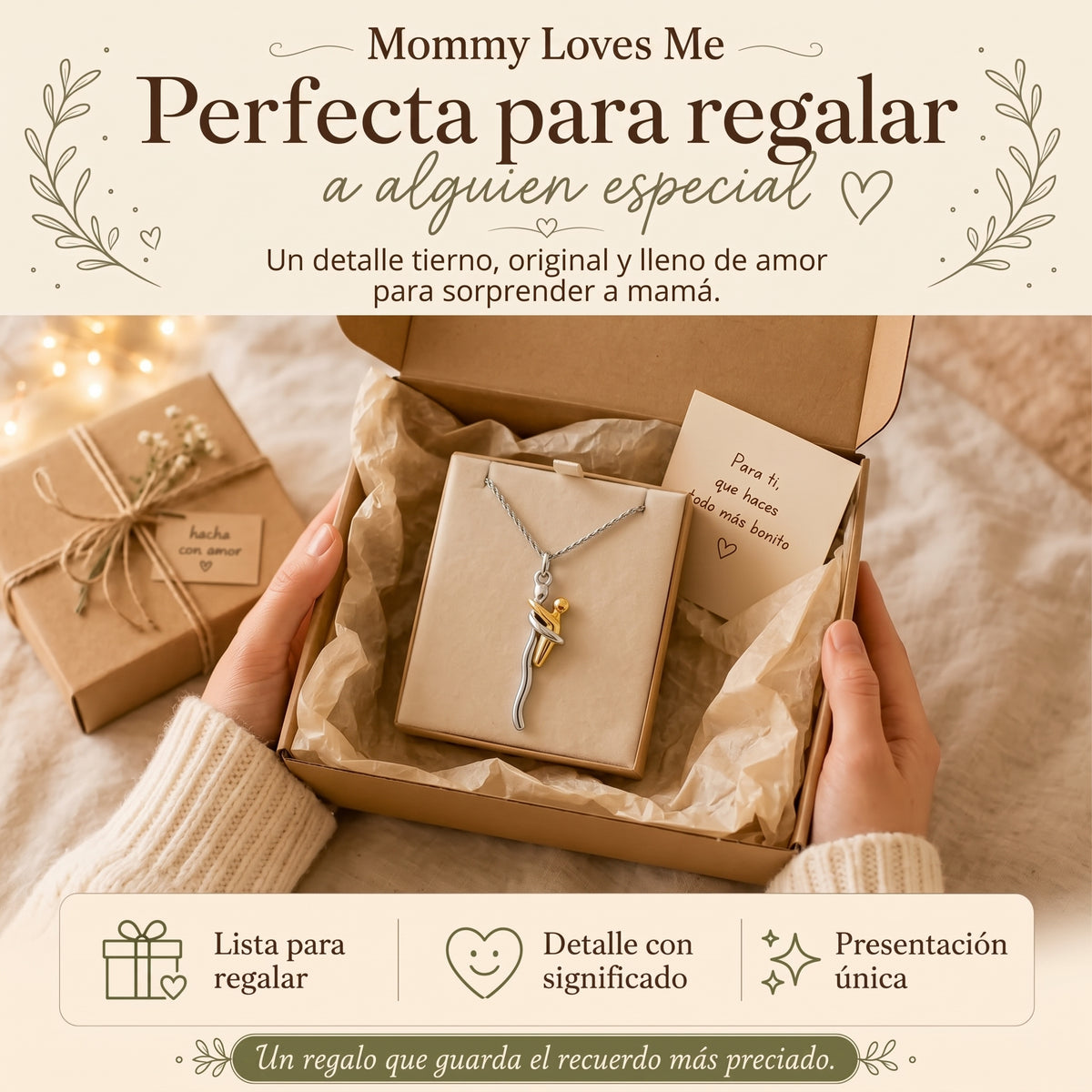 Collar de 2 Piezas: Mamá y Bebé